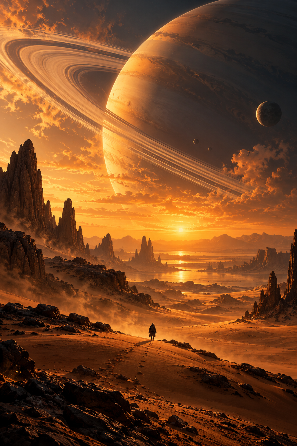 Illustratieve genrewereld voor Sciencefiction